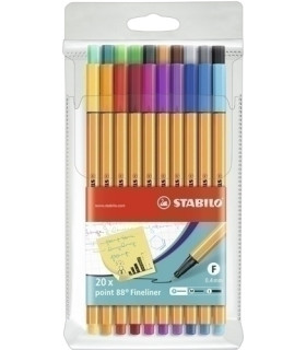 ROTUL.STABILO POINT 88 ESTUCHE 20