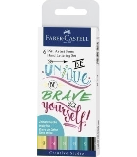 ROTUL.FABER PITT HAND LETTERING B/6