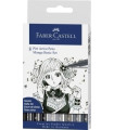 ROTUL.FABER PITT MANGA ESTUCHE DE 8