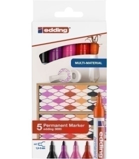 ROTUL.EDDING 3000 CALIDOS PACK 5