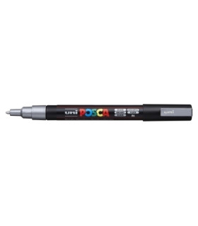 ROTUL.UNI-POSCA PC-3M  PLATA
