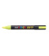 ROTUL.UNI-POSCA PC-5M  FLUOR AMARILLO