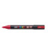 ROTUL.UNI-POSCA PC-5M  FLUOR ROJO
