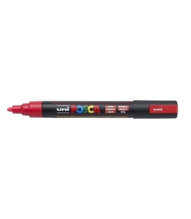 ROTUL.UNI-POSCA PC-5M  FLUOR ROJO
