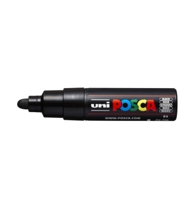 ROTUL.UNI-POSCA PC-7M  NEGRO