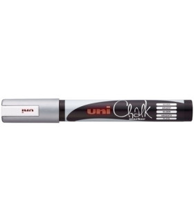 ROTUL.UNIBALL CHALK MARKER PWE-5M PLATA