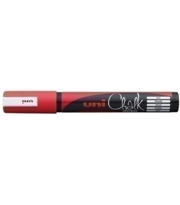 ROTUL.UNIBALL CHALK MARKER PWE-5M ROJO