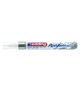 ROTUL.EDDING 5100 ACRYLIC 2-3 mm PLATA