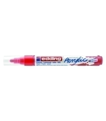 ROTUL.EDDING 5100 ACRYLIC 2-3 mm ROJO TR