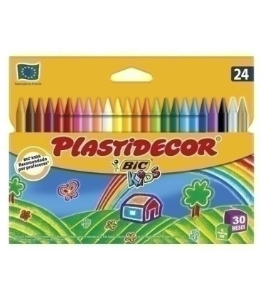 CERAS PLASTIDECOR ESTUCHE DE 24