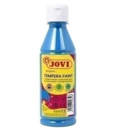 TEMPERA JOVI LIQ. 250 ml AZUL CYAN