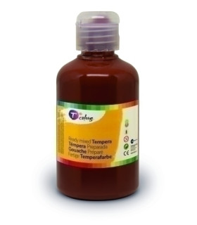 TEMPERA TCOLORS LIQ.500 ml MARRON