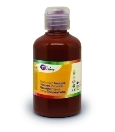 TEMPERA TCOLORS LIQ.500 ml MARRON