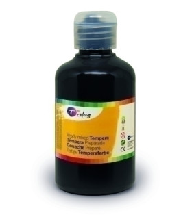 TEMPERA TCOLORS LIQ.500 ml NEGRO