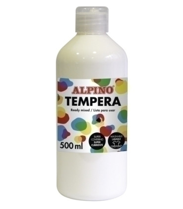 TEMPERA ALPINO LIQ. 500 ml BLANCO