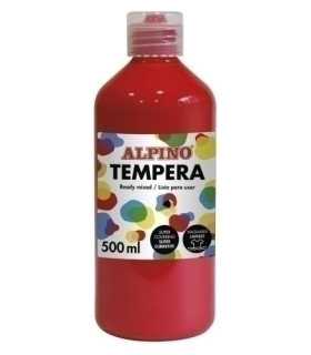 TEMPERA ALPINO LIQ. 500 ml ROJO