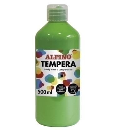 TEMPERA ALPINO LIQ. 500 ml VERDE CLARO