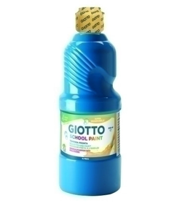 TEMPERA GIOTTO LAVAB.LIQ.500 ml AZ. CYAN