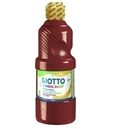 TEMPERA GIOTTO LAVAB.LIQ.500 ml CASTAÑO