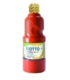 TEMPERA GIOTTO LAVAB.LIQ.500 ml ROJO ESC