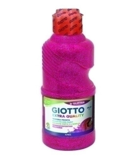 TEMPERA GIOTTO LIQ.GLITTER 250 ml MAGENT