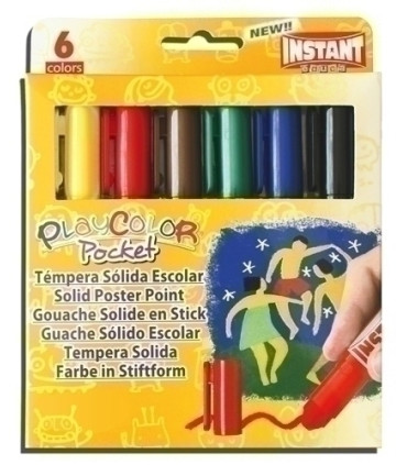 TEMPERA PLAYCOLOR BASIC POCKET C/6