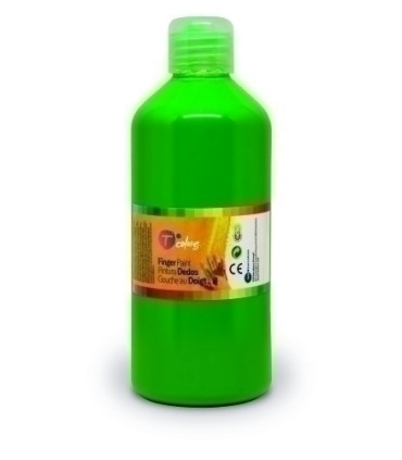 PINTURA DEDOS TCOLORS 500 ml VERDE