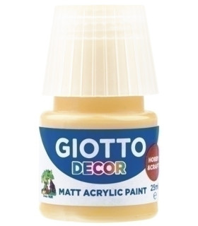 PINTURA ACRIL.GIOTTO 25 ml AMARILLO ORO