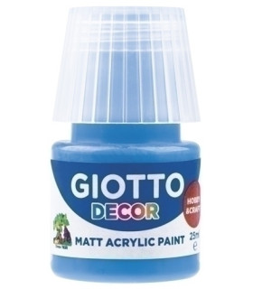 PINTURA ACRIL.GIOTTO 25 ml AZUL CYAN