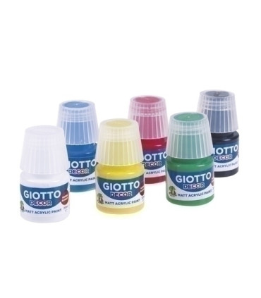 PINTURA ACRIL.GIOTTO 25 ml SURTIDO E.6