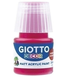 PINTURA ACRIL.GIOTTO 25 ml ROJO CARMIN