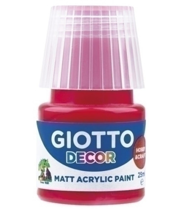 PINTURA ACRIL.GIOTTO 25 ml ROJO ESCARLAT