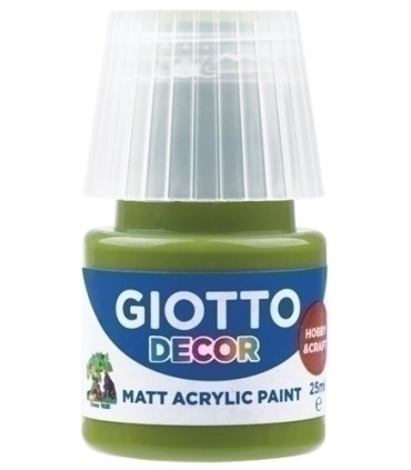 PINTURA ACRIL.GIOTTO 25 ml VERDE OLIVA