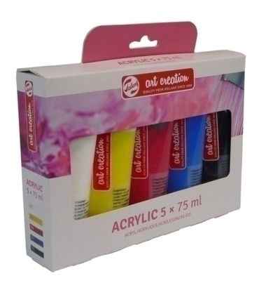 PINTURA ACRIL.TALENS 75 ml SET 5