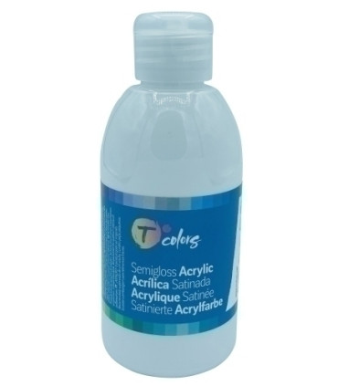 PINTURA ACRIL.TCOLORS 250 ml BLANCO