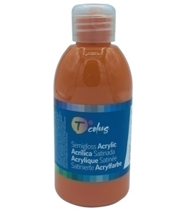 PINTURA ACRIL.TCOLORS 250 ml NARANJA