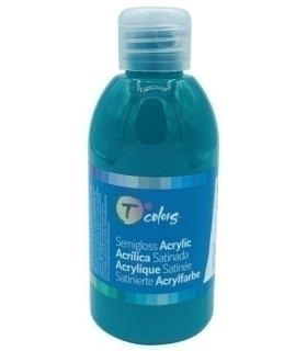 PINTURA ACRIL.TCOLORS 250 ml VERDE OSCUR