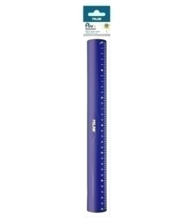 REGLA MILAN FLEX RESINSTANT 30 CMS AZUL
