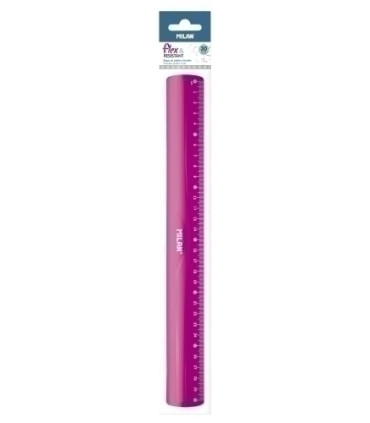 REGLA MILAN FLEX RESINSTANT 30 CMS ROSA