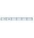 REGLA CRISTAL SAFTA 30 CENTIMETROS
