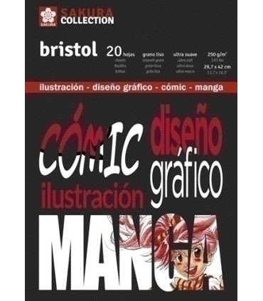 BLOC DIBUJO SAKURA MANGA A3 250g