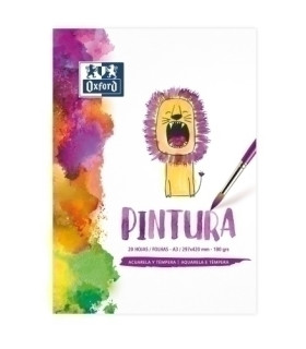BLOC DIBUJO OXFORD KIDS ENC. A3 180g