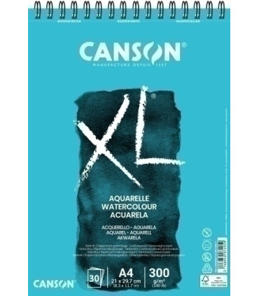 BLOC DIBUJO CANSON XL AQUAREL. C/ESP. A4