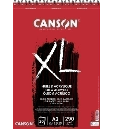 BLOC DIBUJO CANSON XL OLEO&ACR. C/ESP. A