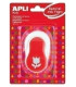 TALADRO GOMA EVA APLI TULIPAN ROJO