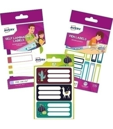 ETIQUETA ESCOLAR AVERY KIT SCH2 SURT.9