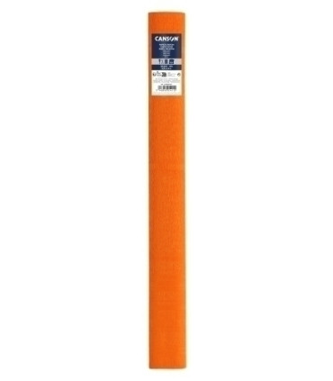 PAPEL CREPE CANSON 40g 0,5x2,5 NARANJA
