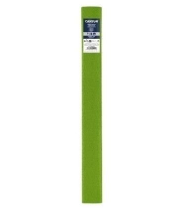 PAPEL CREPE CANSON 40g 0,5x2,5 VERDE PRI