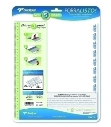FORRO AJUST.SADIPAL 30x55 BLISTER 5