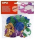 GOMA EVA APLI F.ADH.PURP.ALFABETO B/52